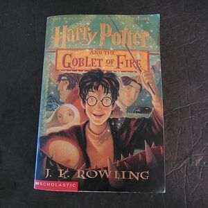 Harry Potter and the Goblet of Fire by J. K. Rowling Paperback Book
